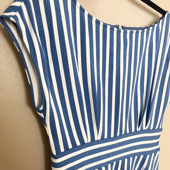 Kate Spade Basket Stripe Ponte Fiorella Dress (Small) - Picture 2 of 8